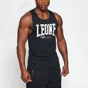 Leone Tank Top Logo, Schwarz