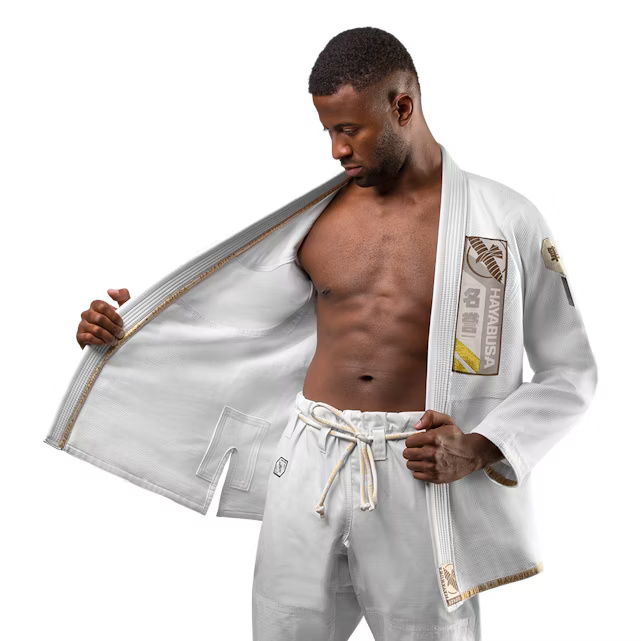 Hayabusa BJJ Gi Ascend Lightweight, Weiß 5