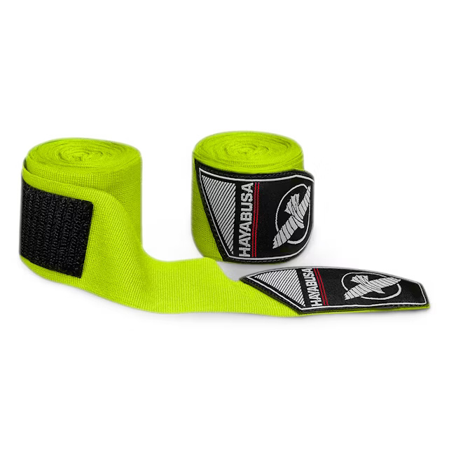 Hayabusa Boxbandagen Perfect Stretch 4,5m Halbelastisch, Grün 2