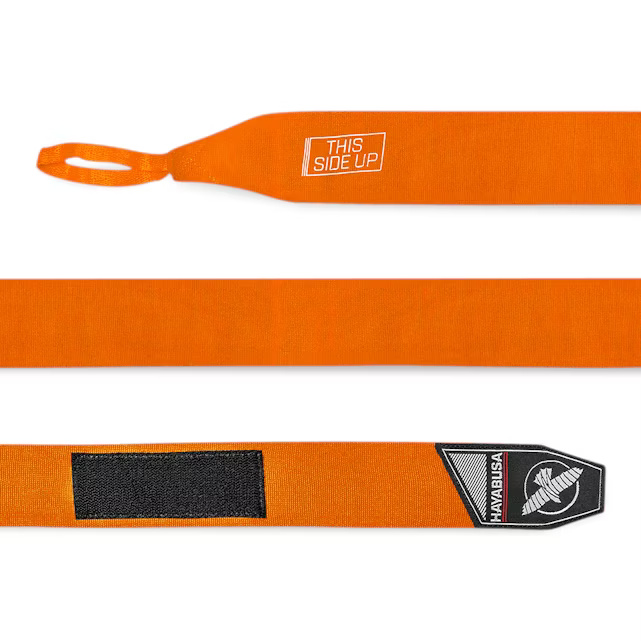 Hayabusa Boxbandagen Perfect Stretch 4,5m Halbelastisch, Orange 3