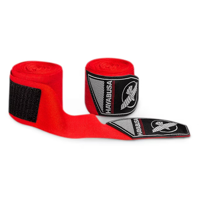 Hayabusa Boxbandagen Perfect Stretch 4,5m Halbelastisch, Rot 2