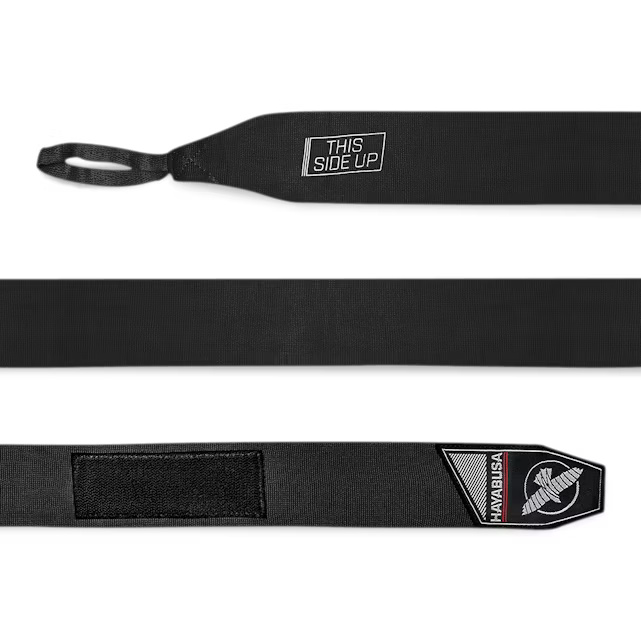 Hayabusa Boxbandagen Perfect Stretch 4,5m Halbelastisch, Schwarzw