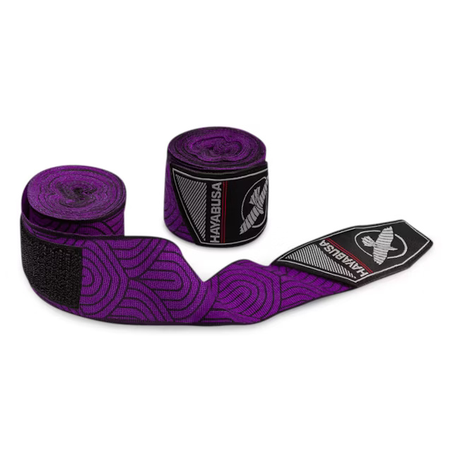 Hayabusa Boxbandagen Perfect Stretch Purple Lotus 4,5m Halbelastisch, Violett 2