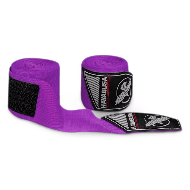 Hayabusa Boxbandagen Perfect Stretch 4,5m halbelastisch, Violett 2