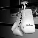 Hayabusa Boxhandschuhe Pro Fight Pferdehaar mit Schnürung, Weiß 6