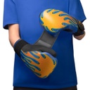 Hayabusa Boxhandschuhe S4 Junior Epic Flames, Blau-Gelb