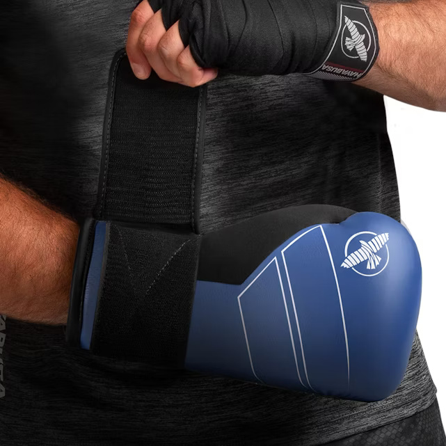 Hayabusa Boxhandschuhe S4 Leder, Blau 5