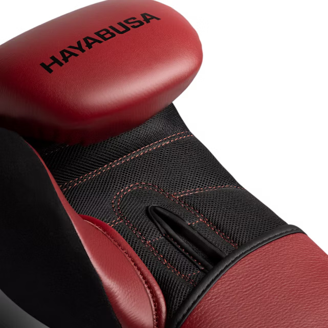 Hayabusa Boxhandschuhe S4 Leder, Rot 2