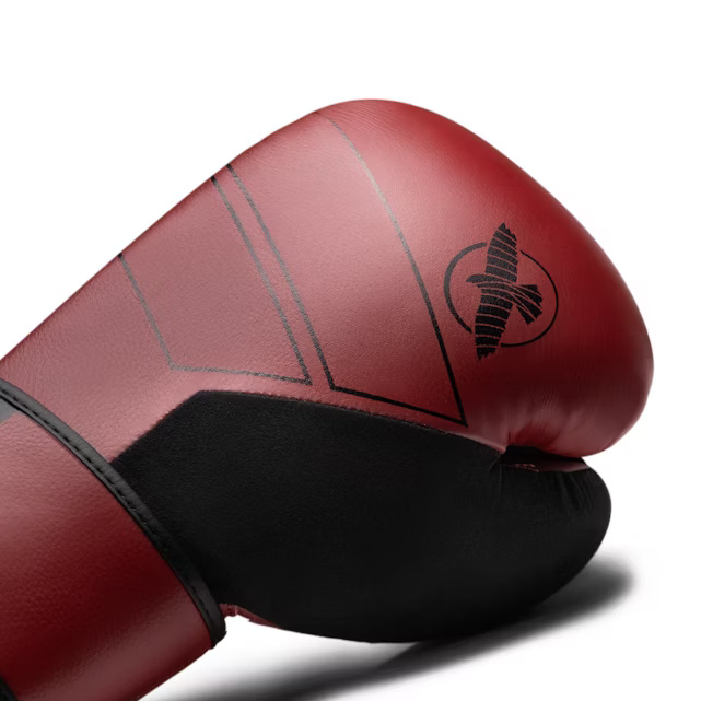 Hayabusa Boxhandschuhe S4 Leder, Rot 4