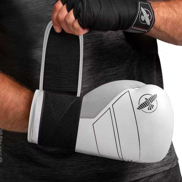 Hayabusa Boxhandschuhe S4 Leder, Weiß 5