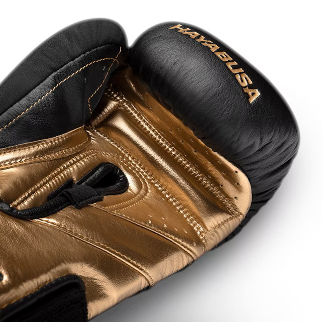Hayabusa Boxhandschuhe T3, Schwarz-Gold 4