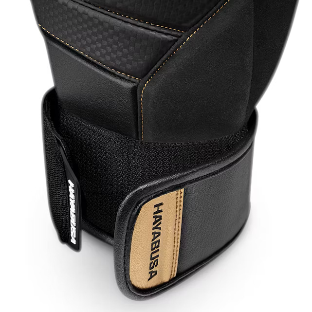 Hayabusa Boxhandschuhe T3, Schwarz-Gold