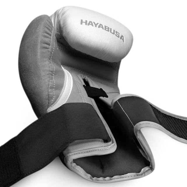 Hayabusa Boxhandschuhe T3, Weiß-Grau 2