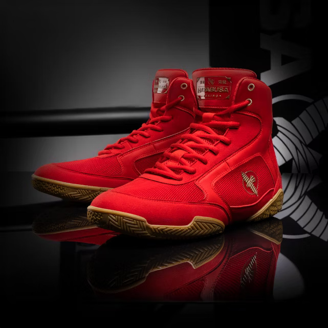 Hayabusa Boxschuhe Pro, Rot 3