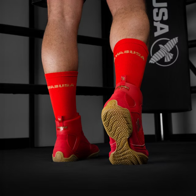 Hayabusa Boxschuhe Pro, Rot 5