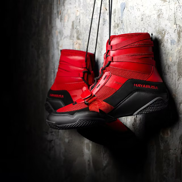 Hayabusa Boxschuhe Strike, Rot