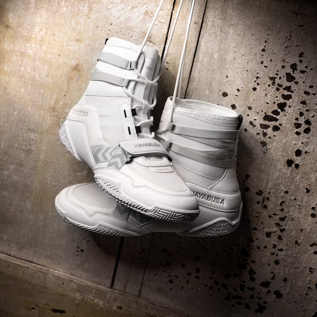 Hayabusa Boxschuhe Strike, Weiß 6