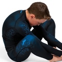 Hayabusa Compression Pants Geo Youth, Schwarz-Blau