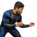 Hayabusa Rash Guard Geo, Schwarz-Blau