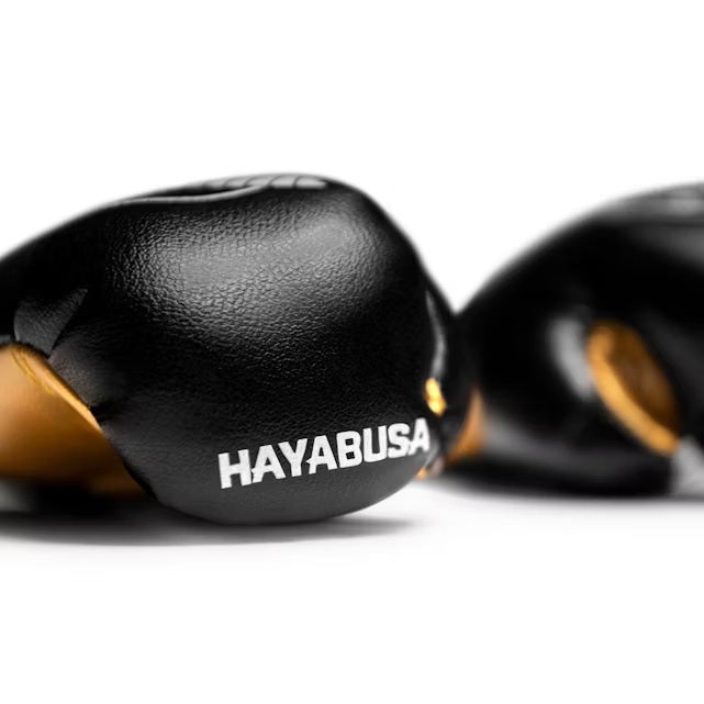 Hayabusa Mini Boxhandschuhe, Schwarz-Gold 3