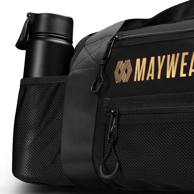 Hayabusa Sporttasche Mayweather Mesh, Schwarz-Gold