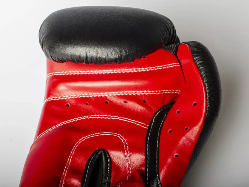 Paffen Sport Boxhandschuhe Allround Eco, Schwarz-Rot 4