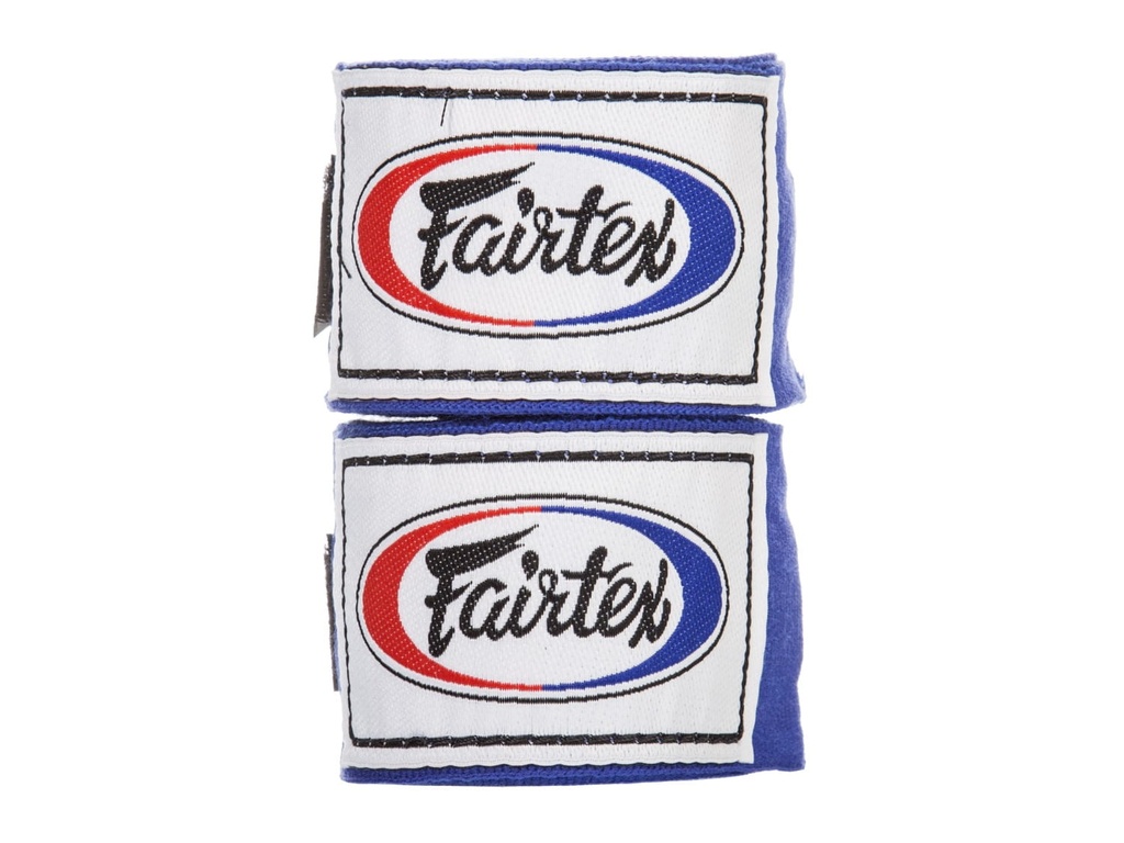 Fairtex Boxbandagen 4,5m Halbelastisch, Blau 3