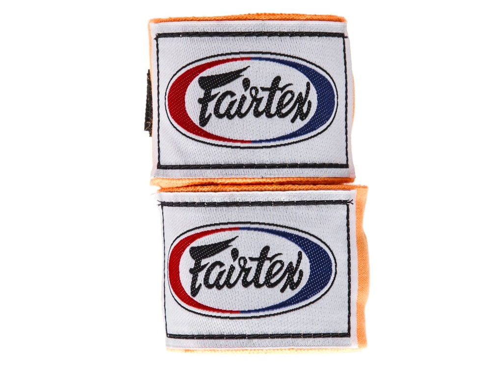 Fairtex Boxbandagen 4,5m Halbelastisch, Orange 2