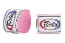 Fairtex Boxbandagen 4,5m Halbelastisch, Pink 3