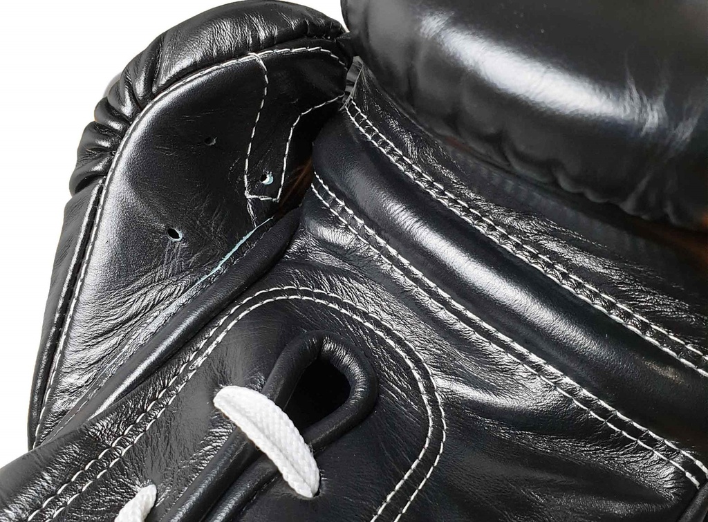 Fairtex Boxhandschuhe BGL7 mit Schnürung, Schwarz