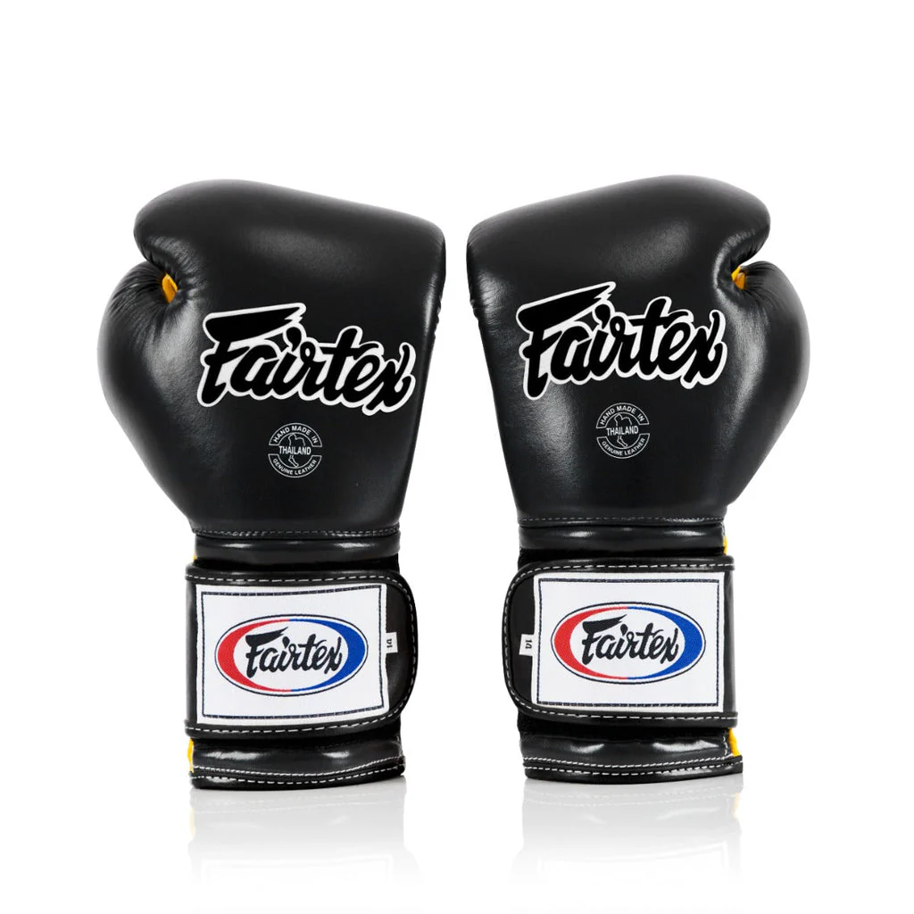 Fairtex Boxhandschuhe BGV9 Mexican Style, Schwarz-Gelb 3