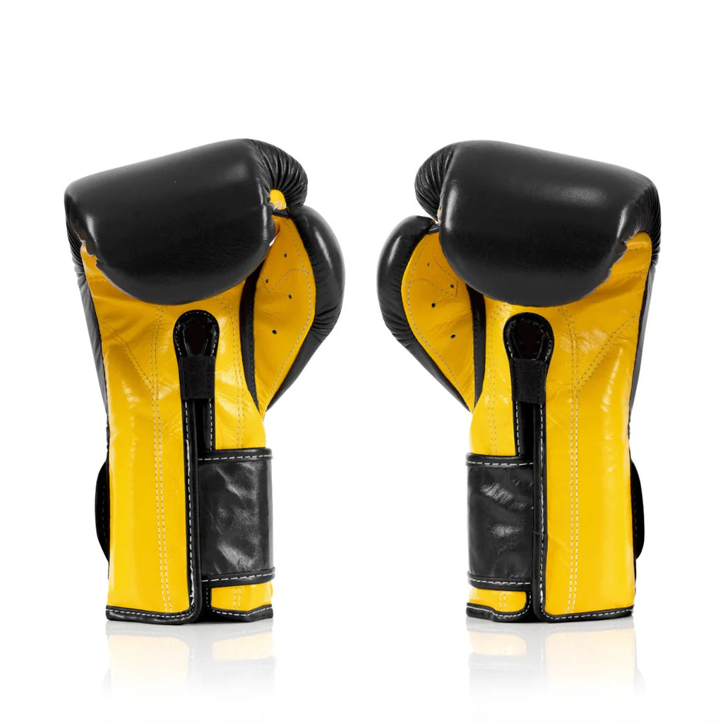 Fairtex Boxhandschuhe BGV9 Mexican Style, Schwarz-Gelb 5