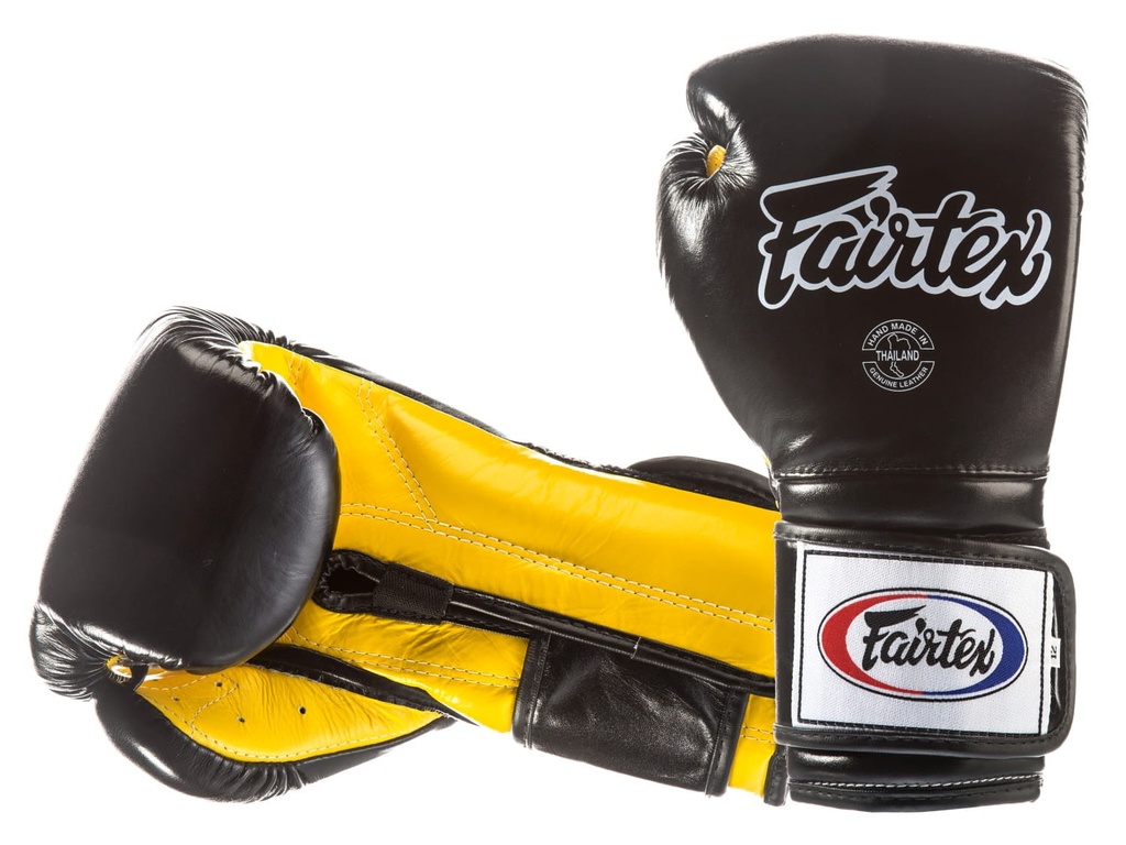 Fairtex Boxhandschuhe BGV9 Mexican Style, Schwarz-Gelb