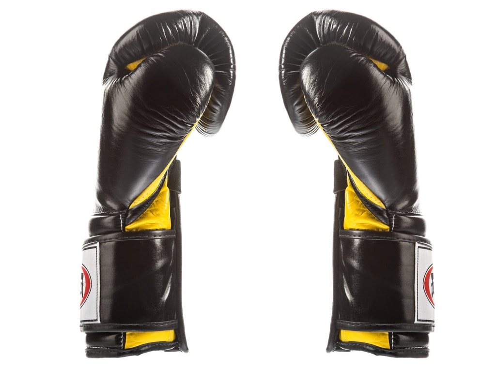 Fairtex Boxhandschuhe BGV9 Mexican Style, Schwarz-Gelb