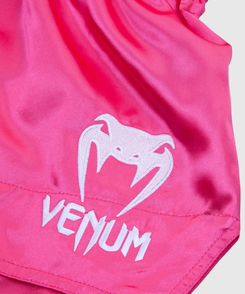 Venum Muay Thai Shorts Classic, Pink-Weiß 4