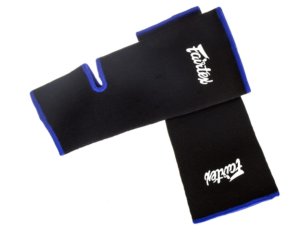 Fairtex Fußbandage AS1, Schwarz-Blau 2