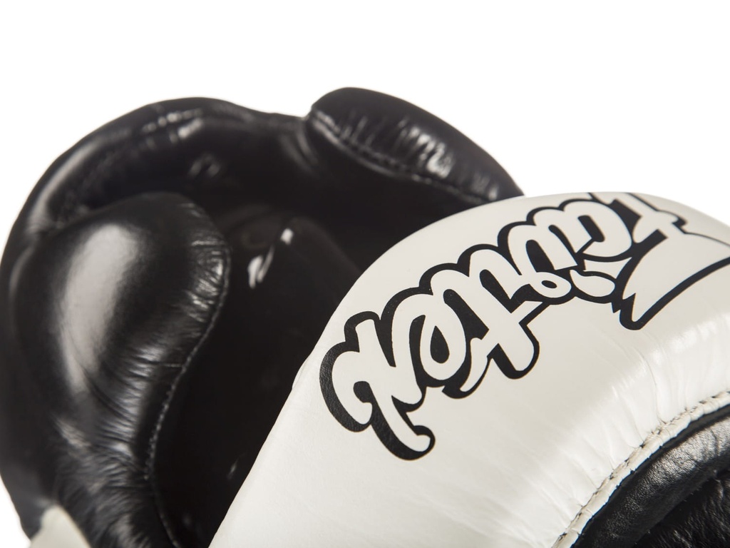 Fairtex Kopfschutz Full Coverage HG13F, Schwarz-Weiß 8