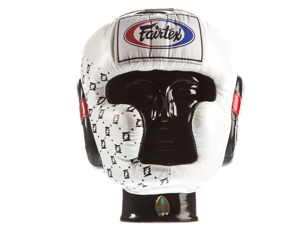 Fairtex Kopfschutz Super Sparring HG10, Weiß 5