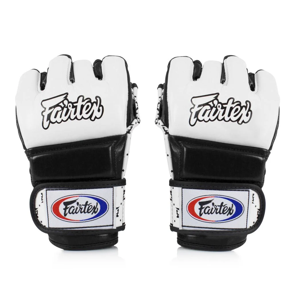 Fairtex MMA Handschuhe FGV17, Schwarz-Weiß 2
