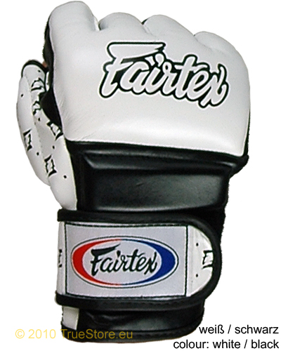 Fairtex MMA Handschuhe FGV17, Schwarz-Weiß 5