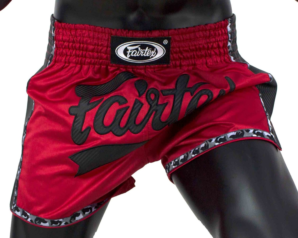 Fairtex Muay Thai Shorts BS1703, Rot 3