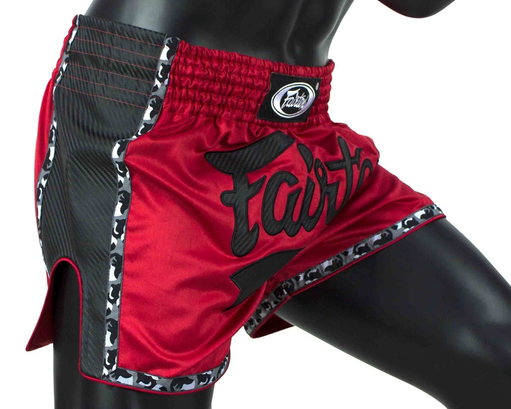 Fairtex Muay Thai Shorts BS1703, Rot 4