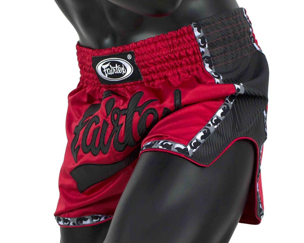 Fairtex Muay Thai Shorts BS1703, Rot 5