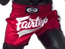 Fairtex Muay Thai Shorts BS1704, Rot-Weiß 3