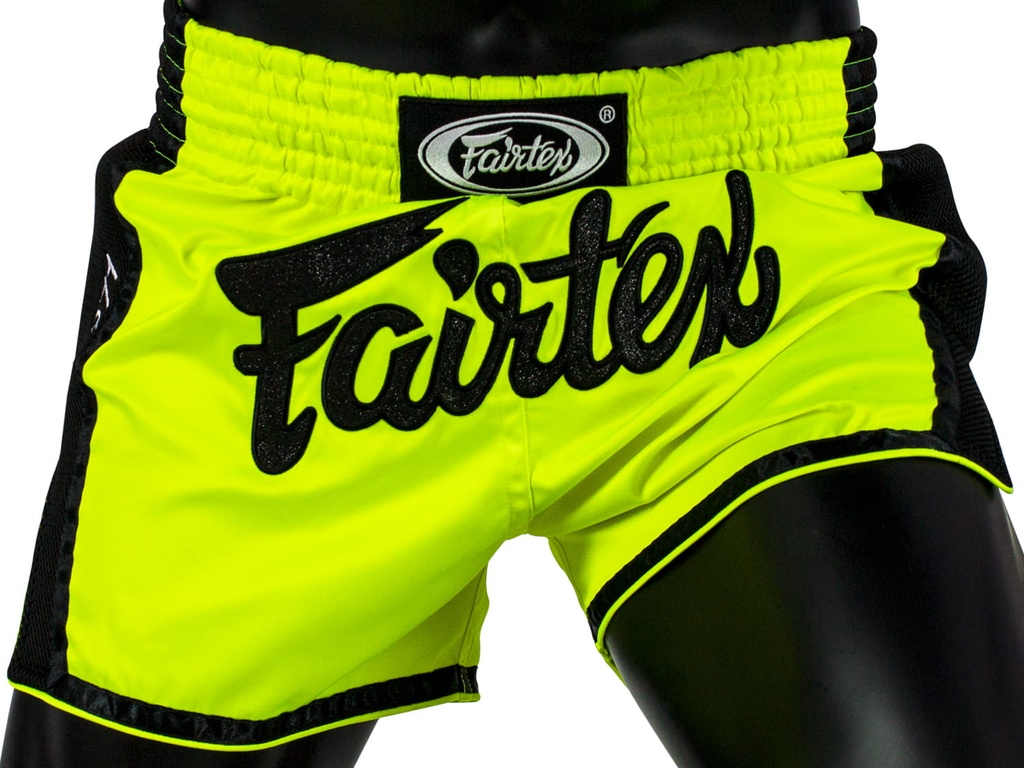 Fairtex Muay Thai Shorts BS1706, Neongrün 3