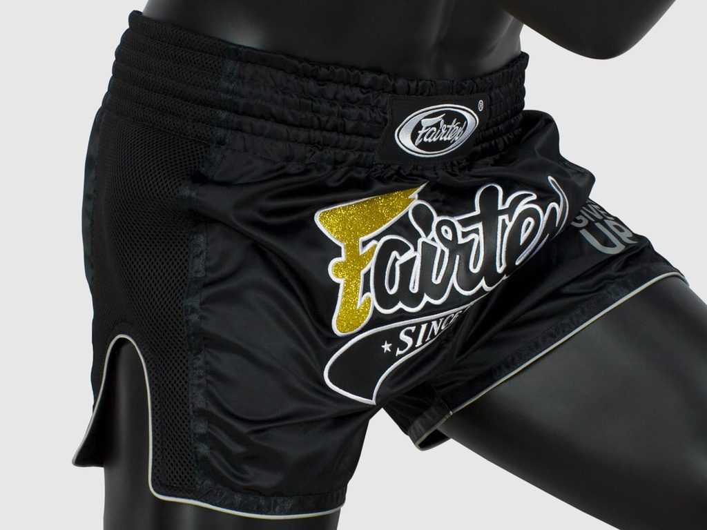 Fairtex Muay Thai Shorts BS1708, Schwarz 3