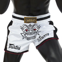 Fairtex Muay Thai Shorts BS1712 Varnon, Weiß 3