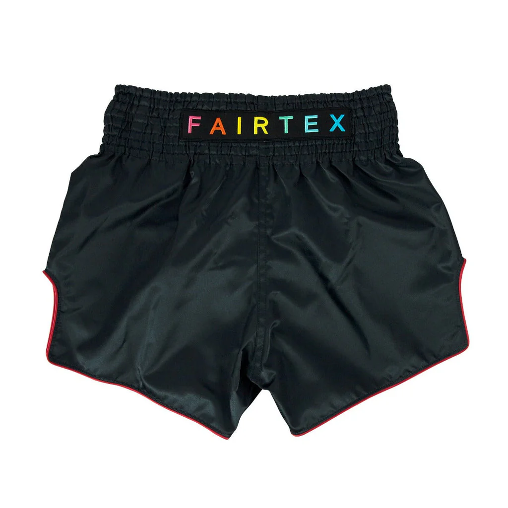 Fairtex Muay Thai Shorts BS1912 Kabuki, Schwarz