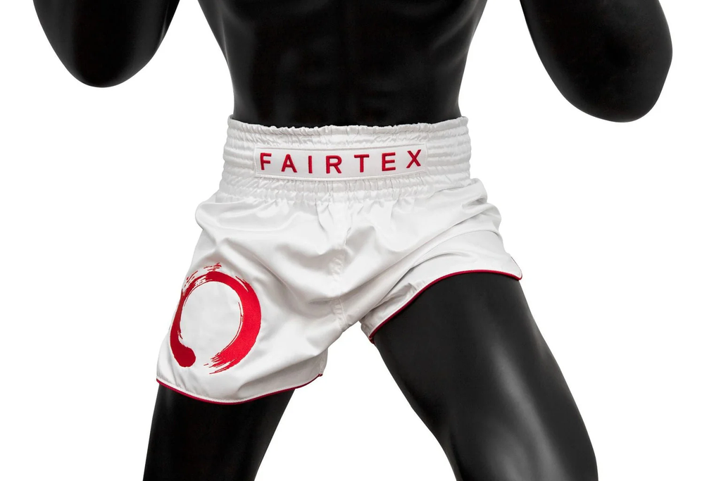 Fairtex Muay Thai Shorts BS1918, Weiß 3