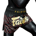 Fairtex Muay Thai Shorts BS1920 Lava, Schwarz 4